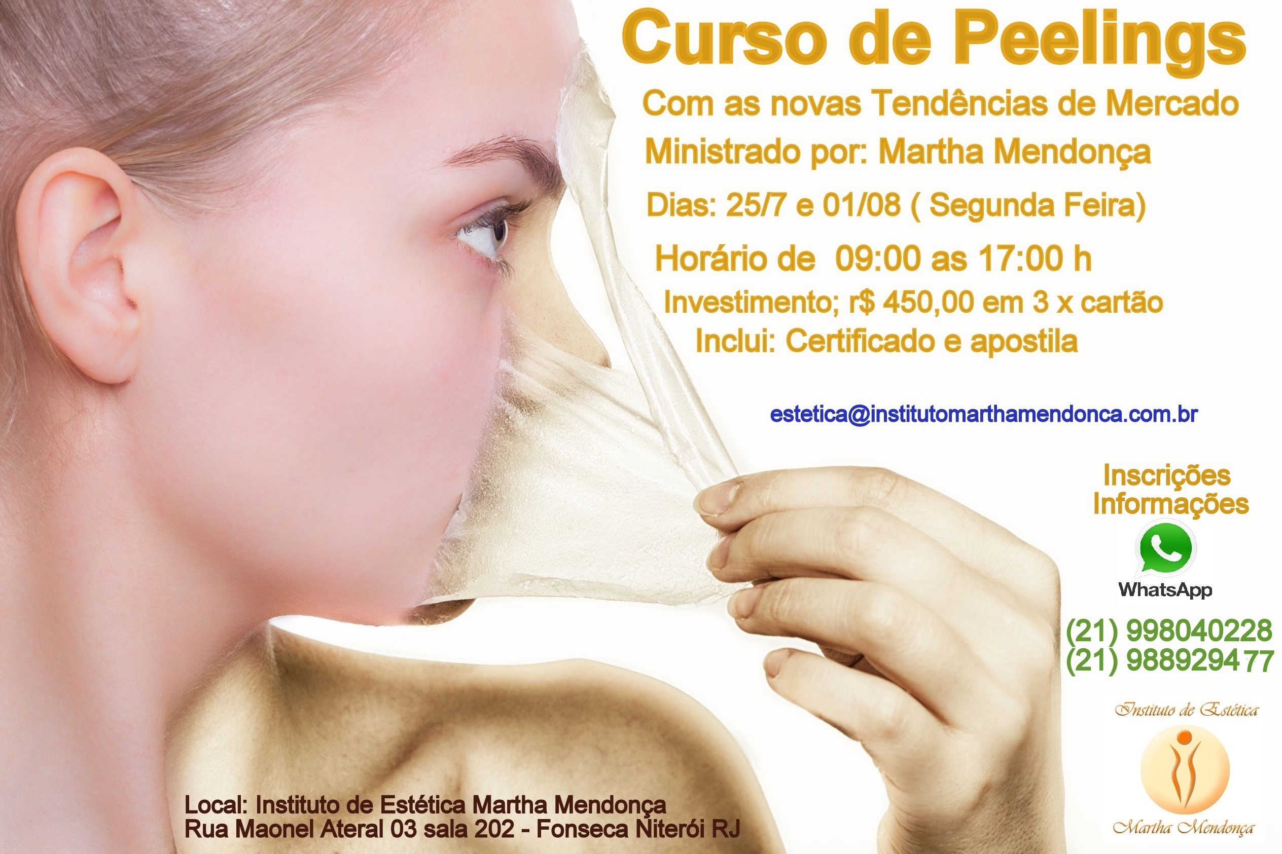 Certificado Curso de Peeling